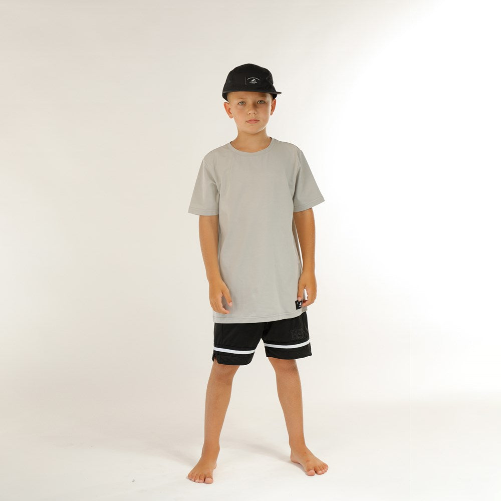 BOYS SS CLASSICS TEE - Stone