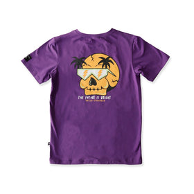 FUTURE IS BRIGHT SS TEE - Purple
