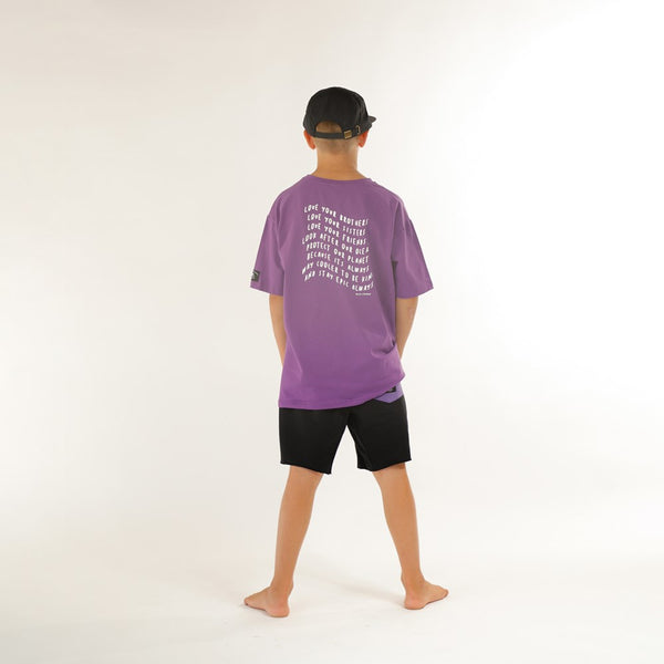 COOLER TO BE KIND BOX TEE - Purple