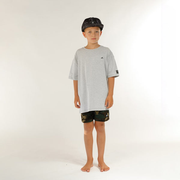 LOGO BOX SS TEE - Greymarle