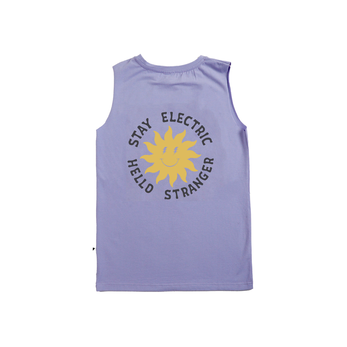 ELECTRIC SUN MUSCLE TEE - Purple