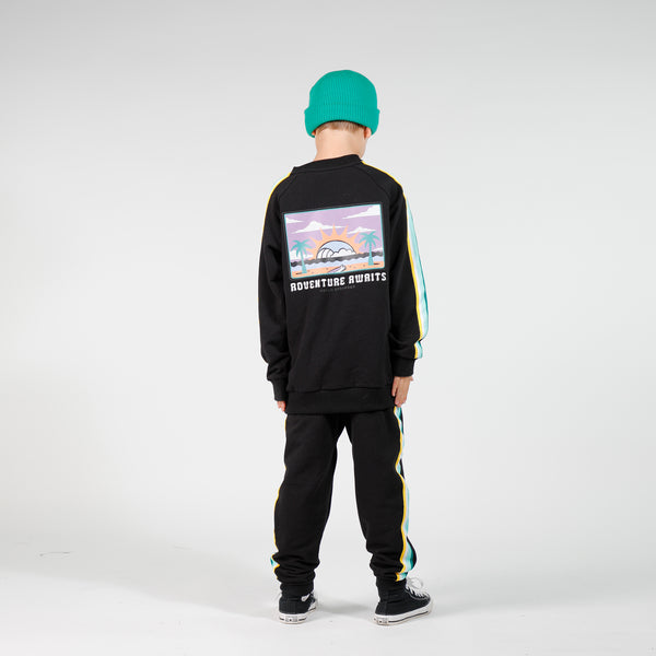 BOYS CRUISER TRACK PANT - Black