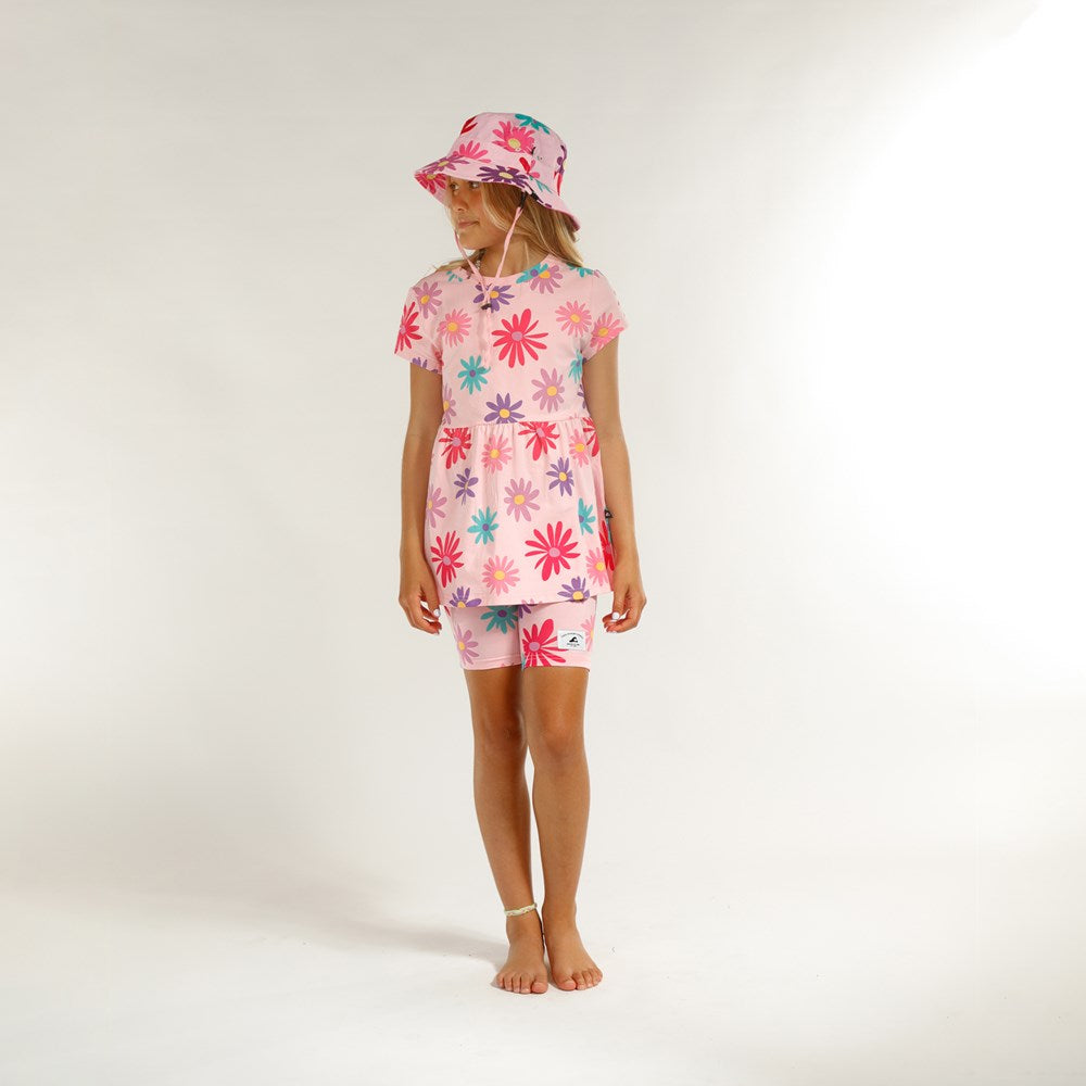 DAZE SS TEE - Pink Flower