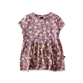DAZE SS TEE - Purple Floral