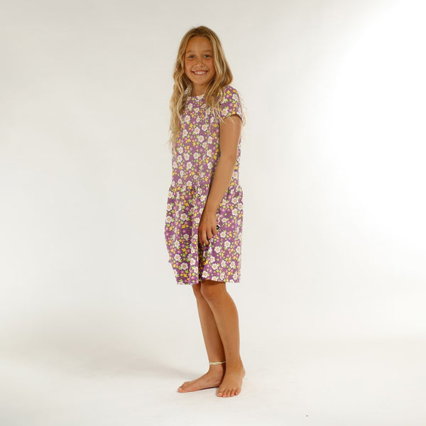 PALMA DRESS - Purple Floral