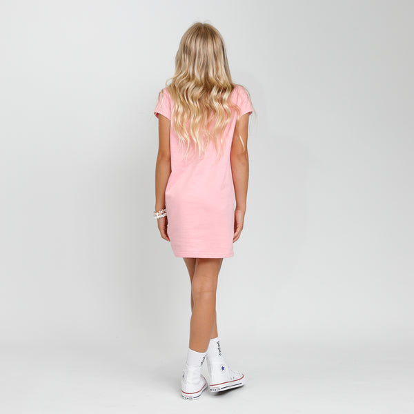 SEE ME TEE DRESS - Pink