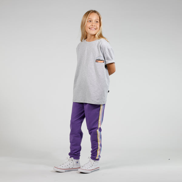 GIRLS SUNSET TRACK PANT - Purple