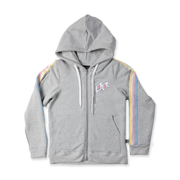 GIRLS ZIP HOOD - Greymarle