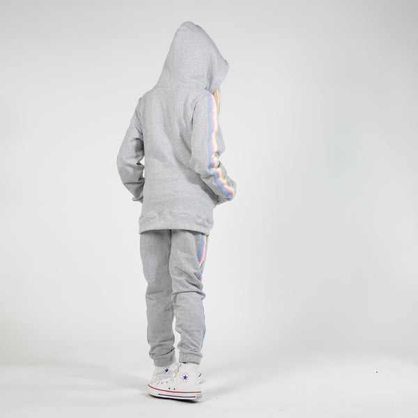 GIRLS ZIP HOOD - Greymarle