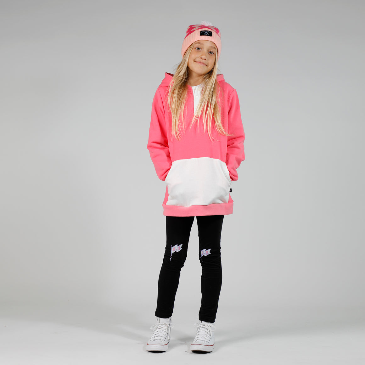 GIRLS ISLA HOOD - Watermelon