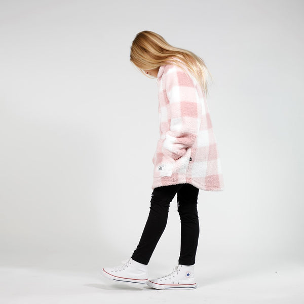 GIRLS SUNRISE JACKET - Pink Check