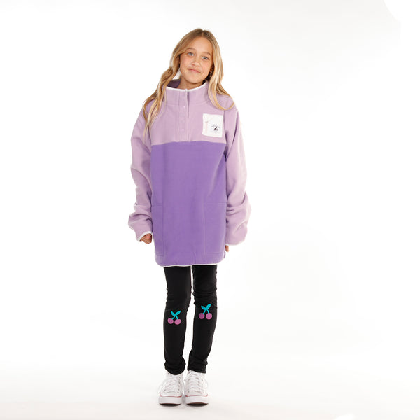 GIRLS LEGGING – Purple Cherry