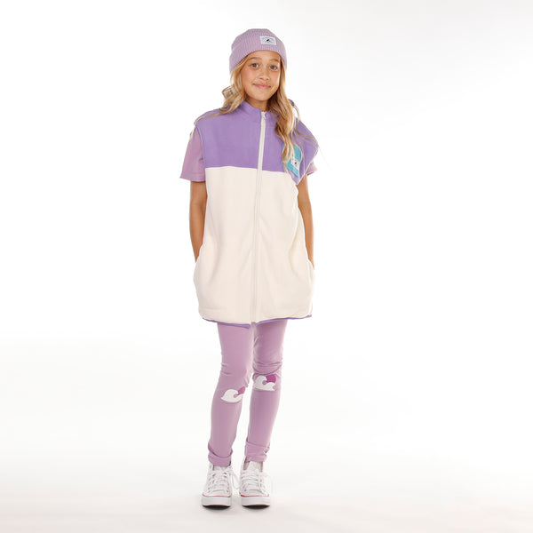 GIRLS LEGGING – Purple Wave