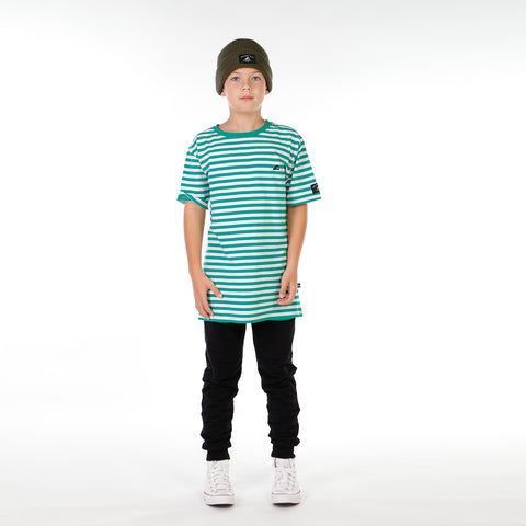 POCKET TRACK PANT - Black Green