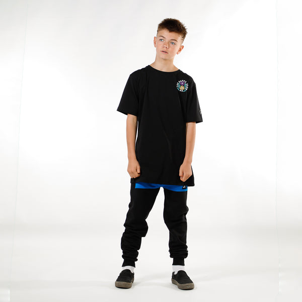 BOYS SS TEE - Black