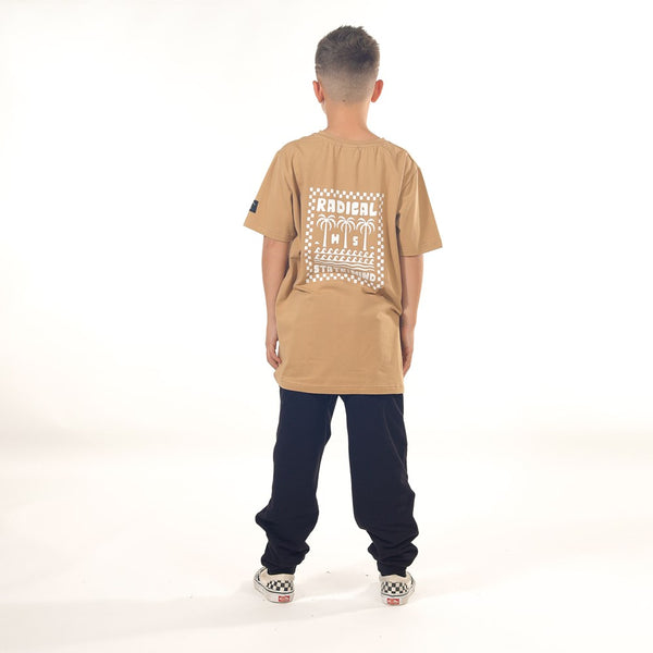 BOYS SS TEE - Macaroon