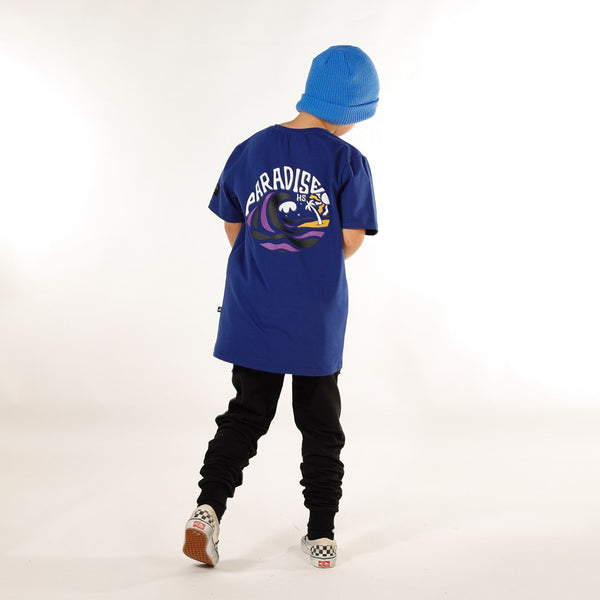 BOYS SS TEE - Navy
