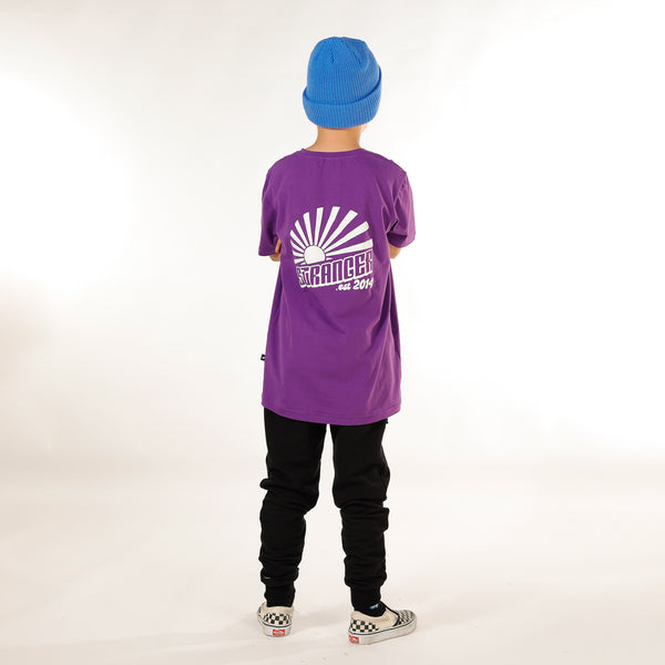 BOYS SS TEE - Violet