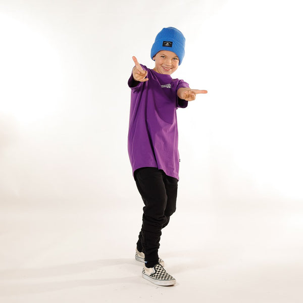 BOYS SS TEE - Violet