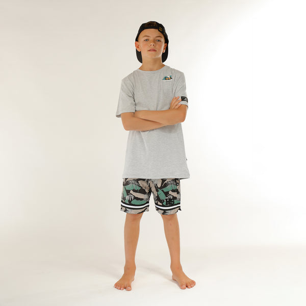 BOYS EPIC LIFE SS TEE - Greymarle