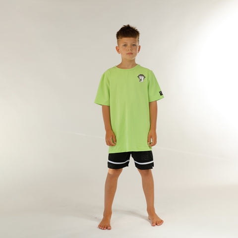 ALOHA TONGUE SS TEE - Lime