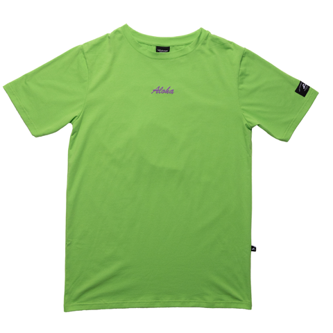 Aloha SS Tee - Lime
