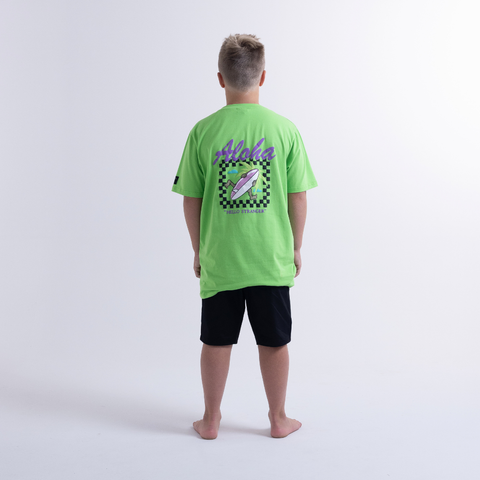 Aloha SS Tee - Lime