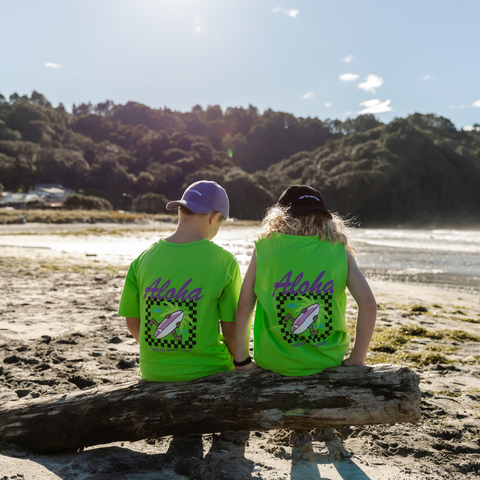 Aloha SS Tee - Lime