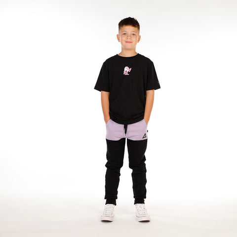 BOYS PEACEMAN SS TEE – Black
