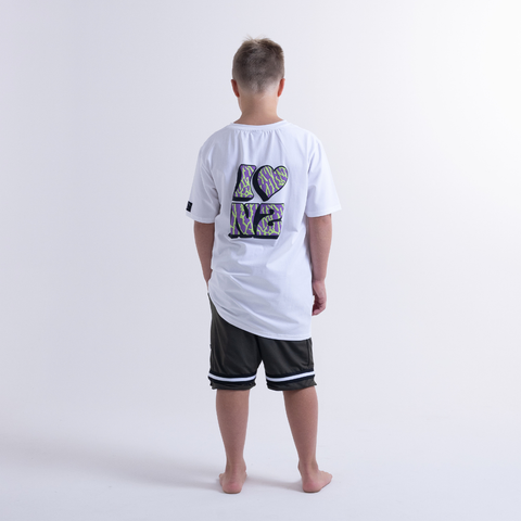 I Love NZ SS Tee - White