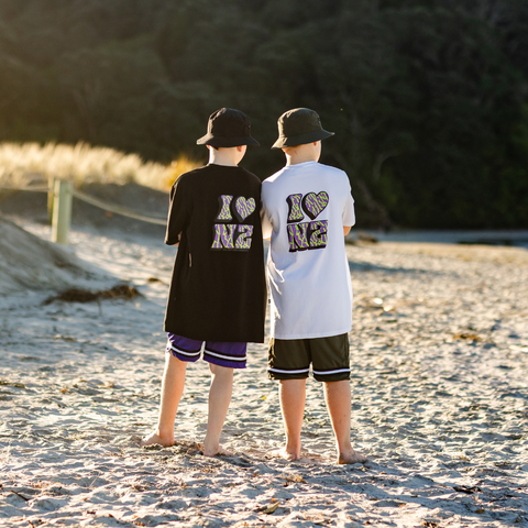 I Love NZ SS Tee - White