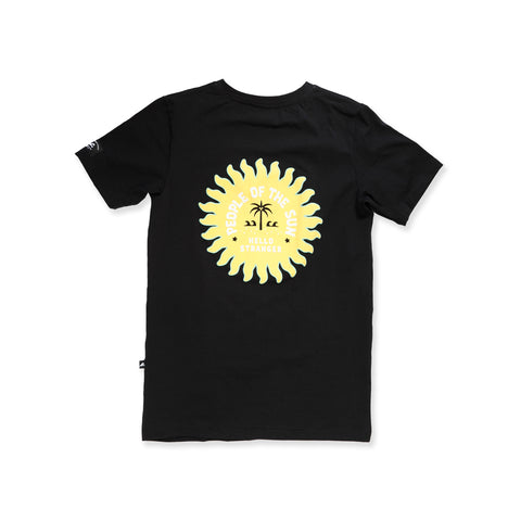 PEOPLE OF THE SUN SS TEE - Black Yellow
