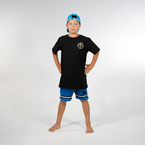 PEOPLE OF THE SUN SS TEE - Black Yellow