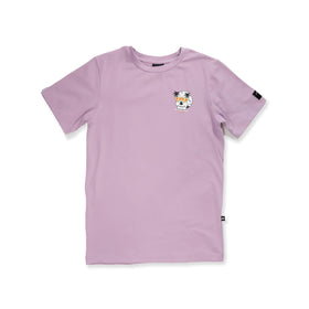 THE FUTURE IS BRIGHT SS TEE - Light Purple