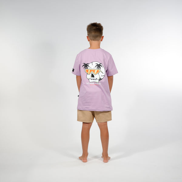 THE FUTURE IS BRIGHT SS TEE - Light Purple