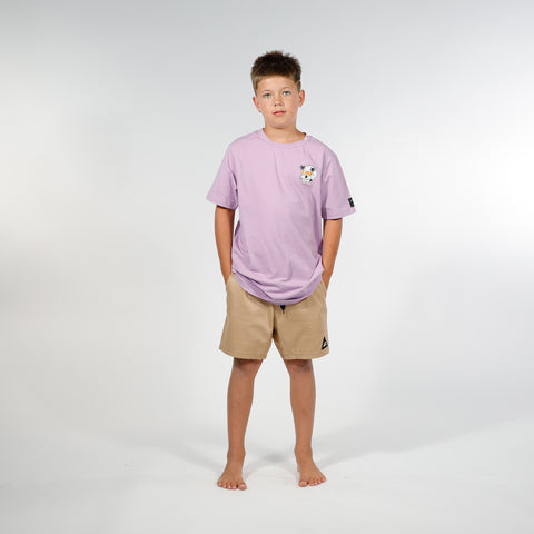 THE FUTURE IS BRIGHT SS TEE - Light Purple