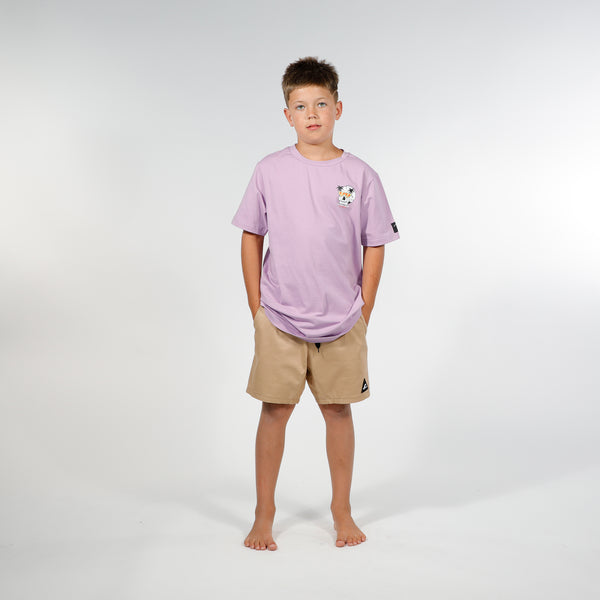 THE FUTURE IS BRIGHT SS TEE - Light Purple