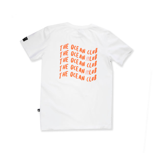 THE OCEAN CLUB SS TEE - White Red