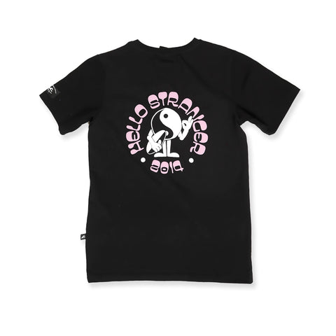 BOYS PEACEMAN SS TEE – Black