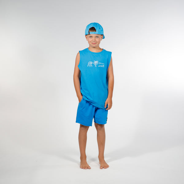 PROECT OUR OCEAN MUSCLE TEE - Blue
