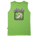 Aloha Muscle Tee - Lime