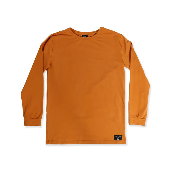 BOYS LS CLASSICS TEE - Brown