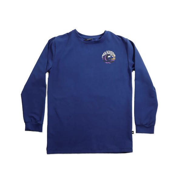 BOYS LS TEE - Navy