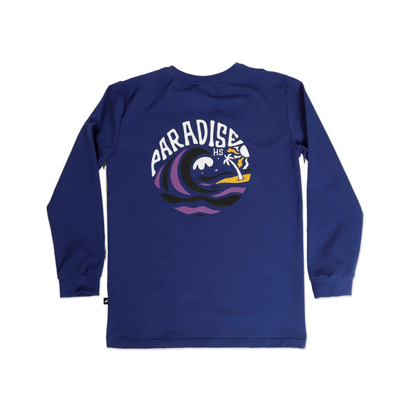 BOYS LS TEE - Navy