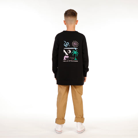 BOYS EXPLORER LS TEE – Black