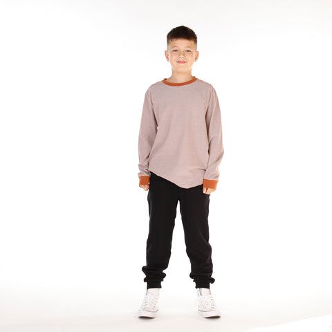 LS CLASSICS TEE – Brown Stripe