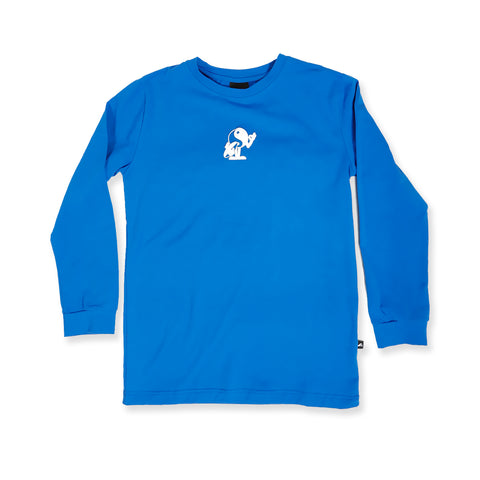 BOYS PEACEMAN LS TEE – Blue