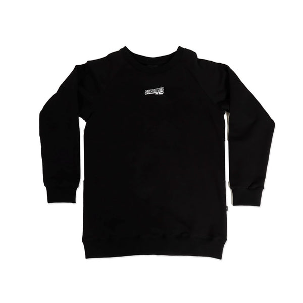 BOYS RAGLAN CREW - Black