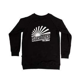 BOYS RAGLAN CREW - Black
