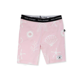 GIRLS BIKE TIGHTS - Pink Shell